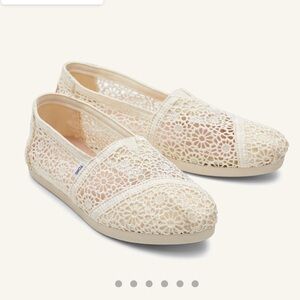 TOMS Natural Moroccan Crochet Alpargata Cloudbound